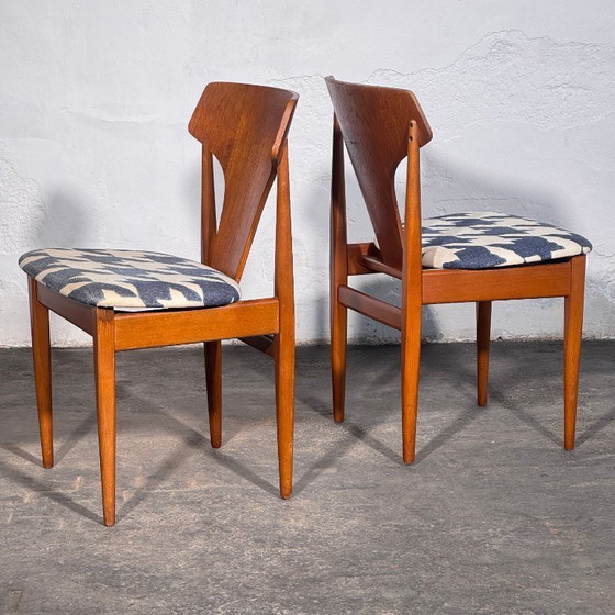 Image 1 of Set of 4 Elliotts of Newbury Teak Dining Chairs, 1960s