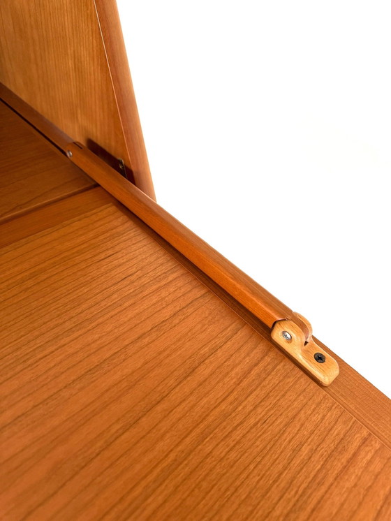 Image 1 of Vintage teak Danish secretaire, Dyrlund '80s