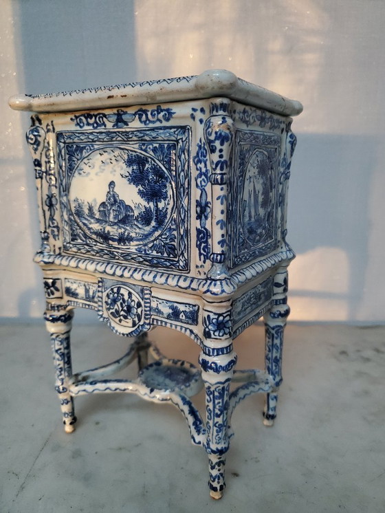 Image 1 of Pot couvert - Faïence de Delft - Circa 1800 (ref 3871)