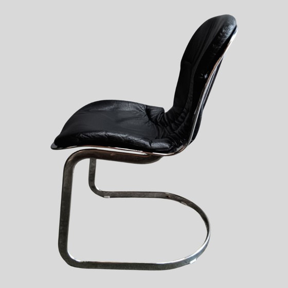 Image 1 of Willy Rizzo set van 6 midcentury stoelen
