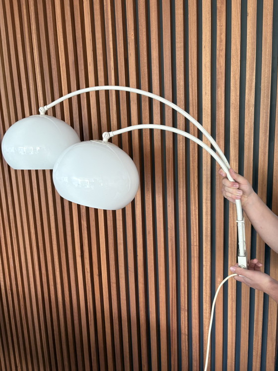 Image 1 of Dijkstra vintage dubbele wandlamp