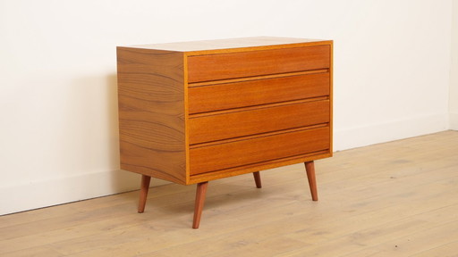 Vintage ladekast | 4 lades  | Teak