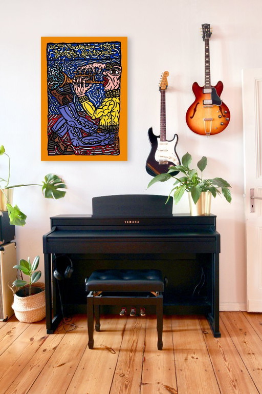 Montreux Jazz Festival 1992 - Robert Combas - Poster 70 × 100 cm