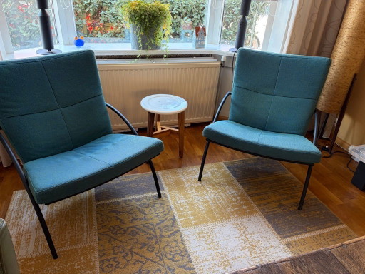 2 Harvink Uncle Sam Armchairs – fauteuils, Metal, Textile