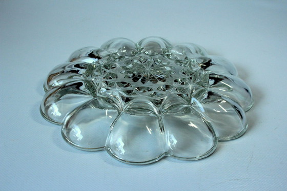 Image 1 of Piatto per uova in vetro cristallo - piatto per uova - vintage anni '60