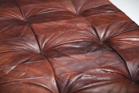 Image 1 of Early Edition Daybed DS-80 with patinated leather by Team De Sede for De Sede Swiss