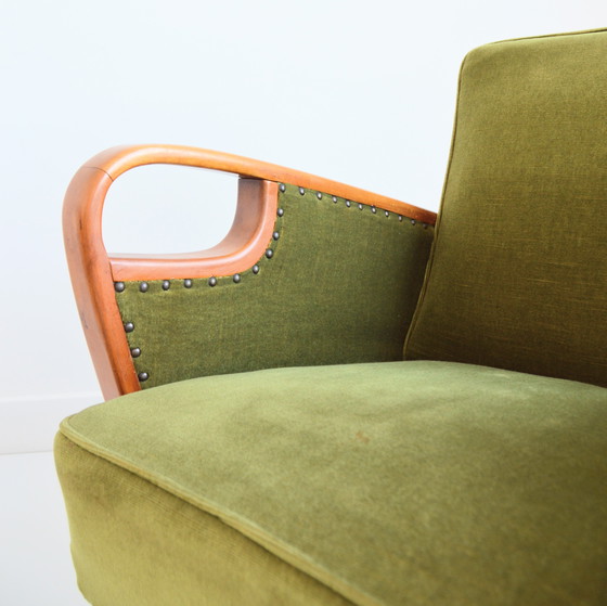 Image 1 of Pair of vintage 1950s armchairs
