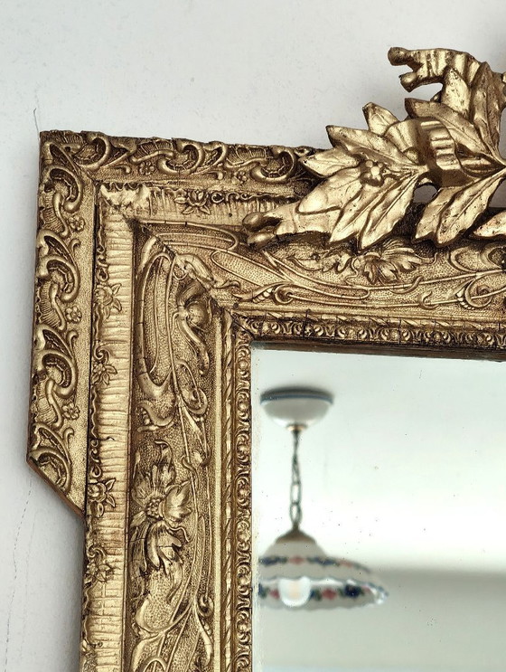 Image 1 of Grande specchio con frontale in stile Napoleone III
