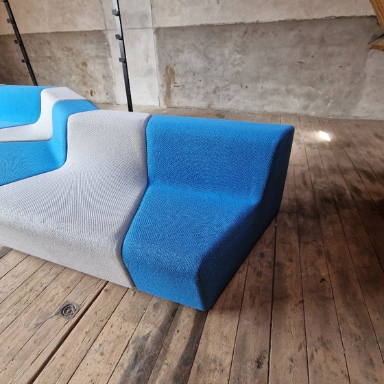 Image 1 of Large Modular Sectional Sofa with 9 Elements