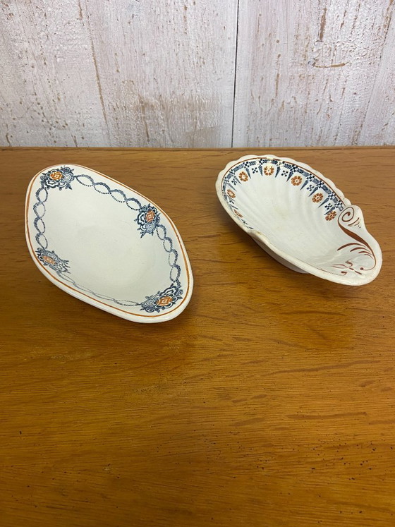 Image 1 of Een paar mooie serveerschalen uit St Amand.