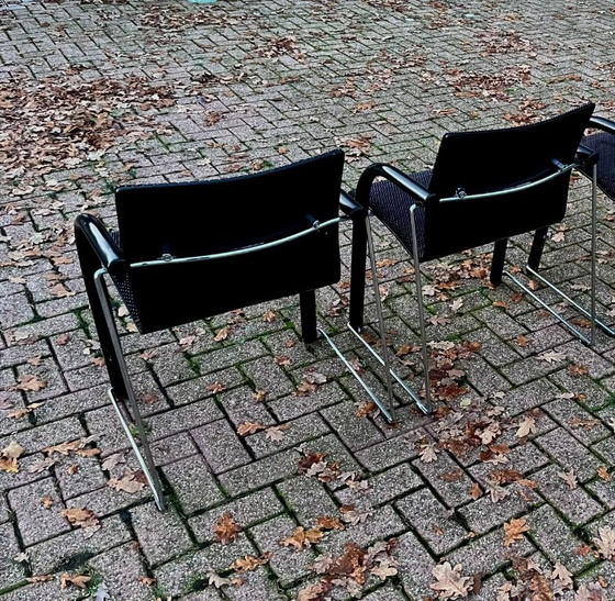 15 originele Thonet S320 stoelen – Schneider & Böhme – Eetkamerstoelen, Metal (photo 6 of 12)