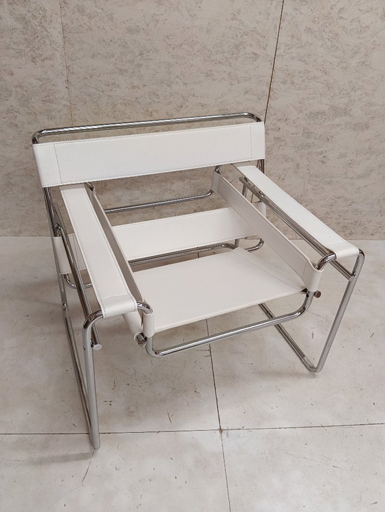 KNOLL Studio Poltrona WASSILY B3 NUOVA, in Cuoio Bianco – Poltrone, Leather (photo 2 of 83)