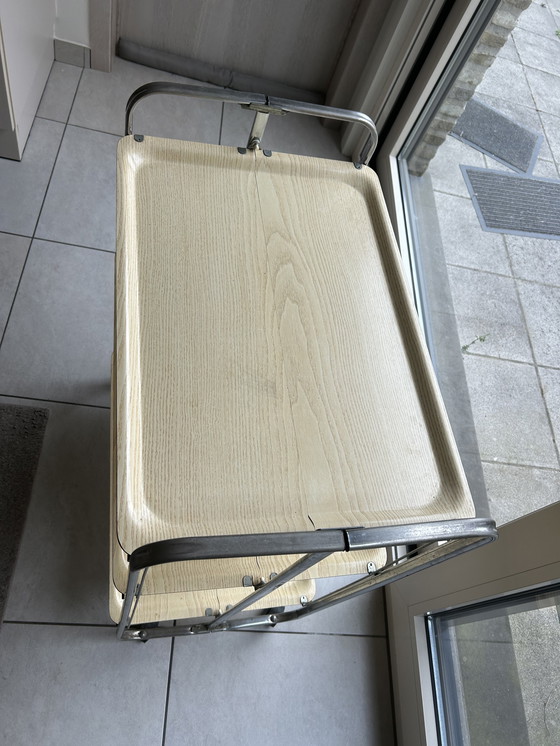 Image 1 of Vintage Folding Serving Trolley