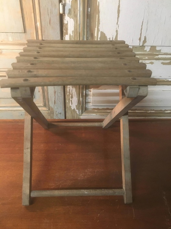 Klapphocker aus den 30er/40er Jahren – Wood, Vintage (photo 3 of 15)