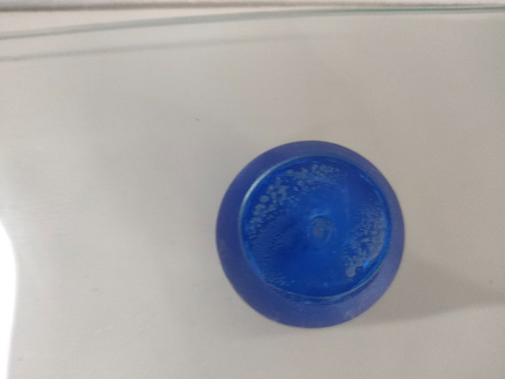 Image 1 of Glass Fruit Bowl Memphis Milano Style