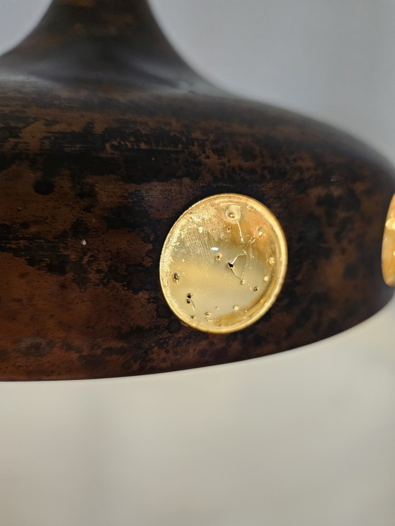 Image 1 of Lámpara colgante cobre y cristal ámbar de Nanny Still