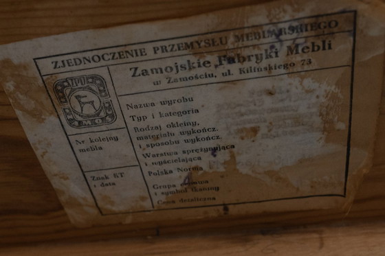 Image 1 of Poltrone geometriche vintage di Zfm, Polonia, anni '70, set da 2