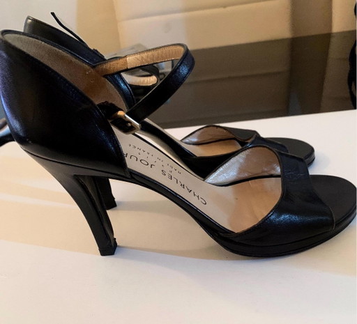 Charles Jourdan Zwarte Pumps Jaren 80 – cadeaus, Leather (photo 2 of 13)