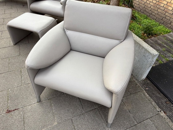 Image 1 of Leolux Felizia 2.5-zits + 2x Poltrona + POUF