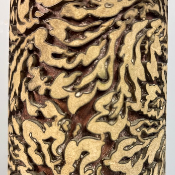 Image 1 of Piedestal van vintage behangdrukrol