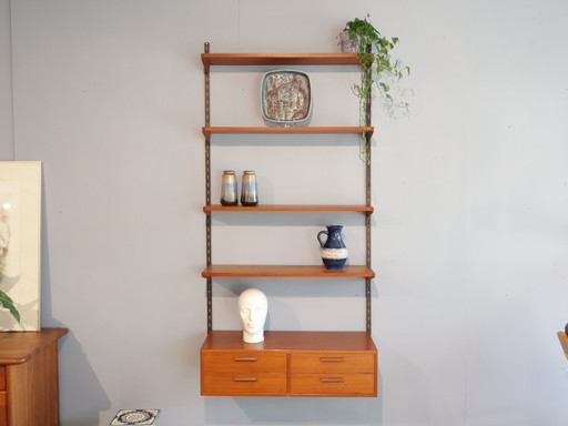 Vintage wandsysteem| Kai Kristiansen | Modulair | Teak