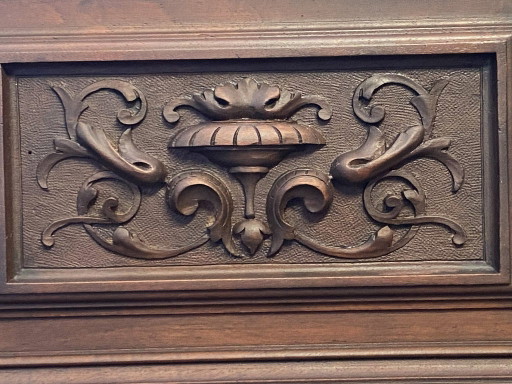 Französisches Architekturelement Geschnitztes Massivholzpaneel Möbel 1900 Antik – wanddecoratie, Wood (photo 2 of 10)