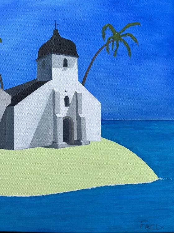 Image 1 of Huile sur Châssis Entoilé, Format 50x50 cm