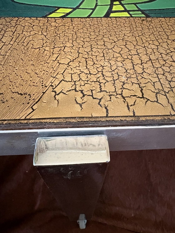 Mid Century Sidetable Antonio De Nisco (Signed) – Coffee tables, Ceramic, Metal (photo 4 of 5)