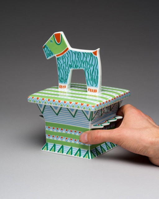 Postmodern Rosenthal Studio-Line Artist Lidded-Box No. 2 van Laura Fiume, Duitsland