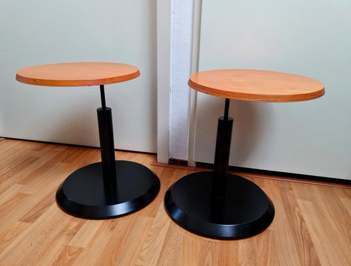 Side tables unique design with rotating table top beautiful