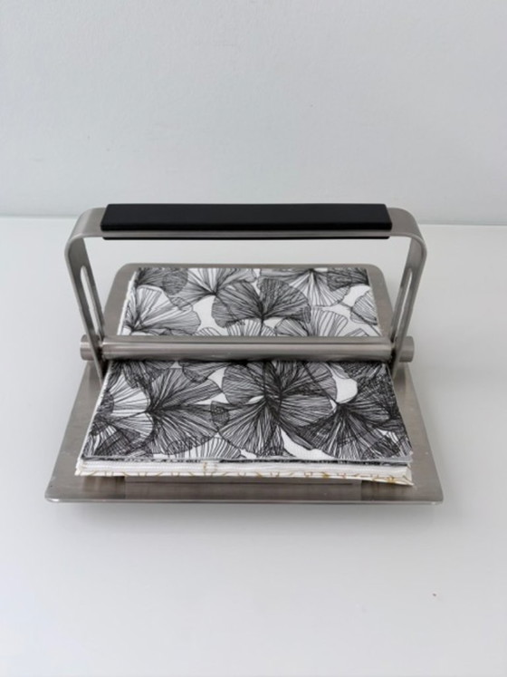 Zack design portatovaglioli in acciaio inossidabile con asta appesantita – Accessori da tavola, rvs (photo 6 of 9)
