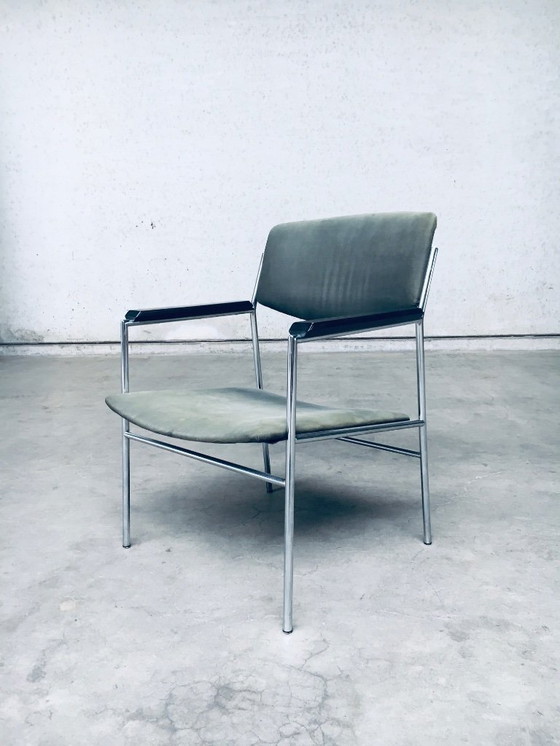 Image 1 of Midcentury Modern Dutch Design Armchair by Gijs Van Der Sluis, Netherlands 1960s