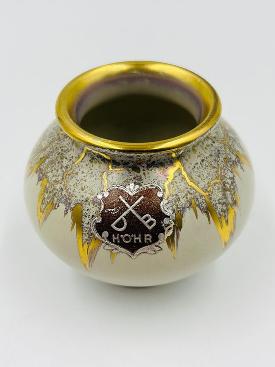 Image 1 of Dümler Breiden Höhr miniature vase, gilded, vintage model