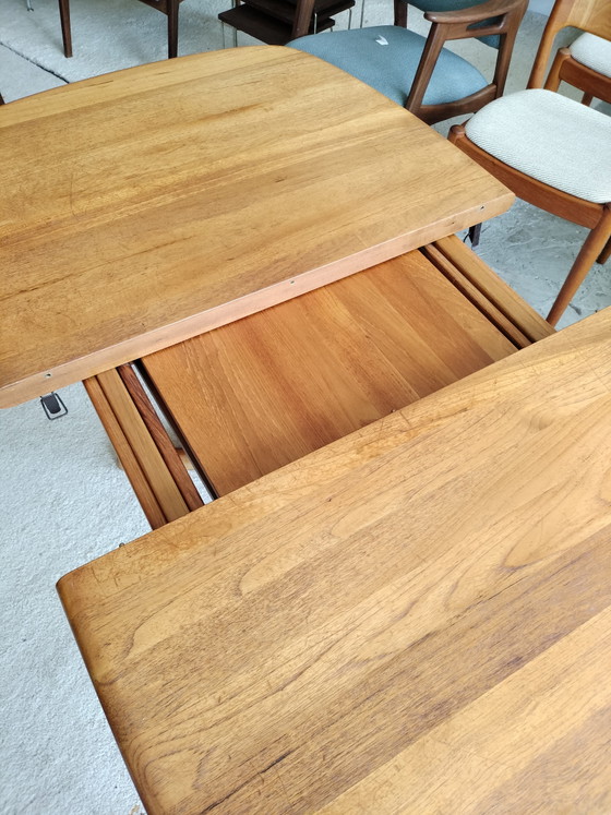 Image 1 of Vintage, Danish teak extendable oval dining table