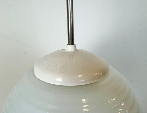 Image 1 of Vintage kroonluchter met melkglas van Elektrosvit, jaren 60