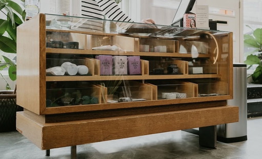 Vintage bakkers toonbank