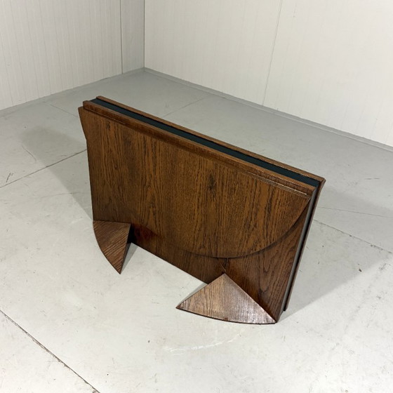 Image 1 of Art Deco architectural folding coffee table