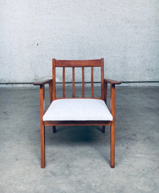 Image 1 of Ensemble de fauteuils de style hollandais moderne du milieu du siècle, Pays-Bas, années 1950