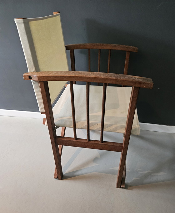 Image 1 of Vintage Danish director's chair, Hyllinge Møbler, 1970s