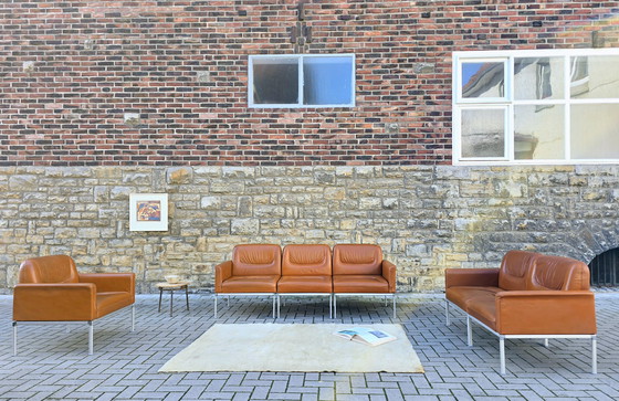 Image 1 of Set di divani Lübke, stile vintage anni '60 e '70, panche, sedie da ufficio, set di divani