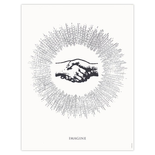 Collectif - Politique Poster Imagine Par Pierre Katz 1995 – Paper (photo 2 of 5)