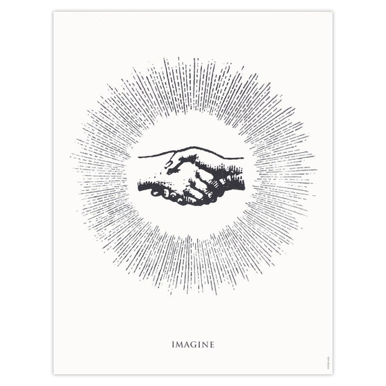 Collectif - Politique Poster Imagine Par Pierre Katz 1995 – Paper (photo 2 of 5)