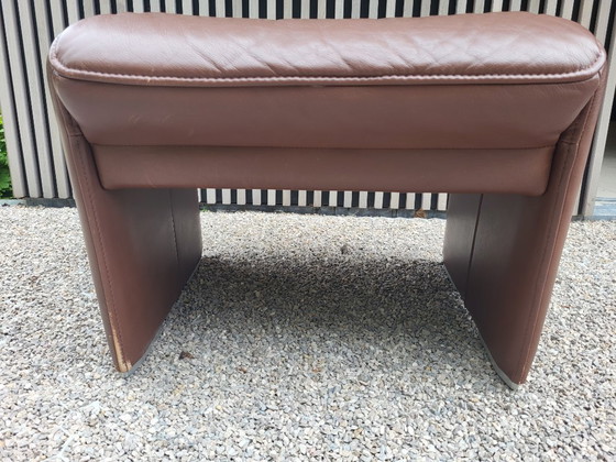 Poggiapiedi per sgabello Jori – Poggiapiedi e pouf, Leather (photo 3 of 7)
