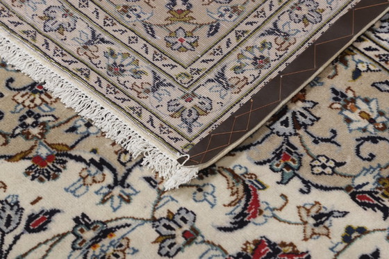 Image 1 of Origineel Perzisch tapijt Keshan, Kashan Beige 398 x 295 cm In topconditie Klassiek