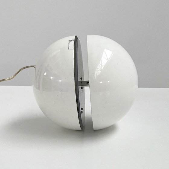 Image 1 of White Sphera Table Lamp by Andrea Modica for Lumess, 1970s