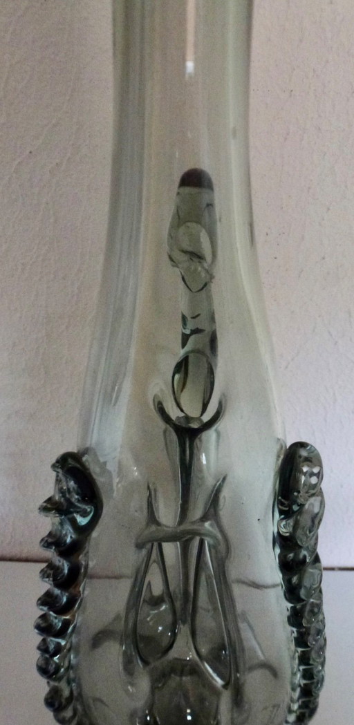 Bouteille de brandy géorgienne vintage.