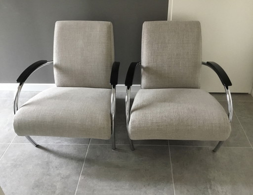 2x Poltrone Gelderland 5470 design Jan des Bouvrie, come nuove
