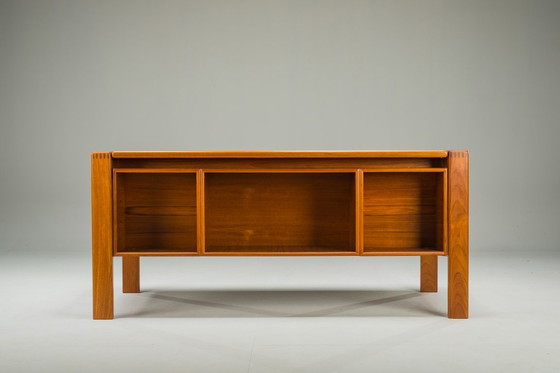 Image 1 of  Freistehender Teakholz-Schreibtisch von Gv Møbler, Mid-Century, 1960er Jahre