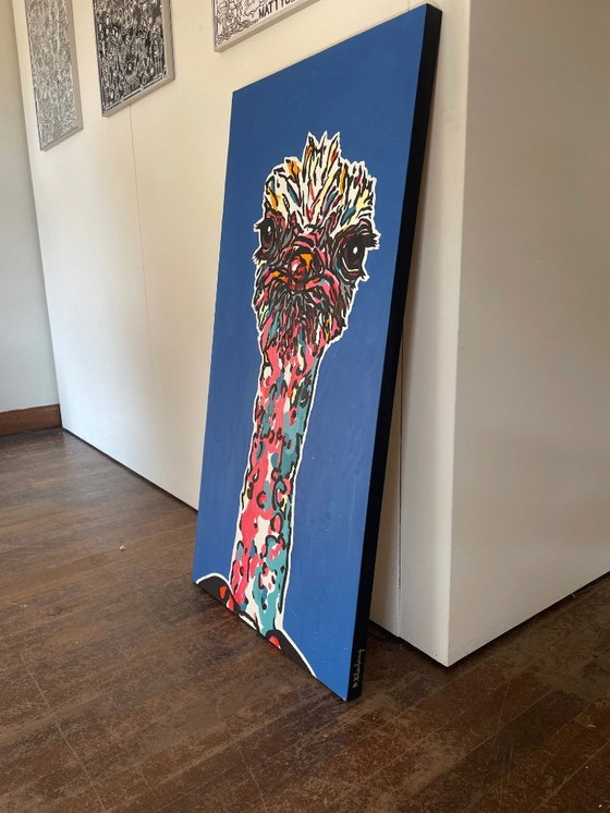 Image 1 of pittura di struzzo