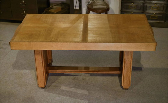 Art Deco oak table by Léon and Maurice Jallot 1940s – Dining tables, Wood (photo 12 of 15)